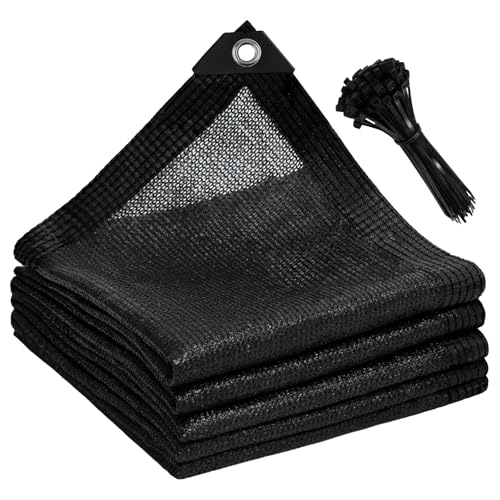 90% Sun Shade Cloth for Garden, 8 * 13FT Heavy Duty Shade Tarp with Grommets & Reinforced Edges - UV Resistant Sunblock Net for Patio, Backyard, Greenhouse, Kennel, Pergola, Black - color: black, size: 8*13ft