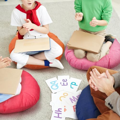 Thyle 10 Pcs Floor Cushions for Classroom Round Meditation Floor Pillow Bulk 15.8" Large Meditation Chair Cushion for Adults Yoga Tatami Nursery Living Room Home Sitting