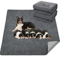 LOOBANI Washable Pee Pad for Dogs, 2 Packs Non-Slip Puppy Training Pads, Fast Absorbent Pet Whelping Pads, Puppy Playpen Mat for Incontinence, Housebreak, Crate, 41x41in, Gray - size: 41"*41"(Pack of 2) Gray
