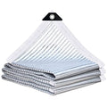 Shade Cloth - 80% Garden Shade Cloth, Mesh Tarp - for Greenhouse Plants Patio Sun Shade - for Cars Pergola Chicken Coops Dogs with Grommets Outdoor, Shade Cloth, Durable Shade Covers - size: 5'x12'