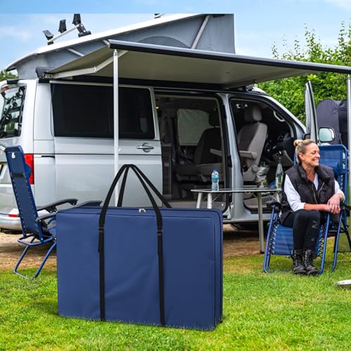 Explore Land Heavy Duty Chair Storage Bag for Folding Longue Zero Gravity Light Weight Transport Folding Rollator Walker (Bule) - color: 1 Pack: Blue