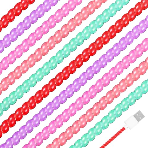 Frienda 10 Pcs Spiral Cord Protector Chargers Protector Pets No Chew Data Cable Protective Sleeve Headphone Charger Saver USB Cable Cover Wire Repair for Phone USB (Pearlescent Color) - color: Pearlescent Color