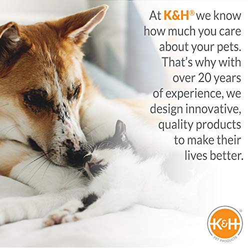 K&H Pet Products Thermo-Mod Dream Pod Heated Pet Bed Tan/Black 22" 4W