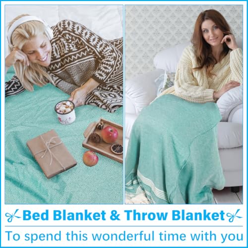 Oversized Turkish Beach Towel Blanket XXL Cotton Sandproof Towels Boho Woven Extra Large Big Sand Free Giant Throw Blankets Huge Quilt XL Picnic Camping Necessities Cloud For Adult Gifts Teal - color: Z Teal Mtb, size: XXXL(88x82 IN,224x208 CM)