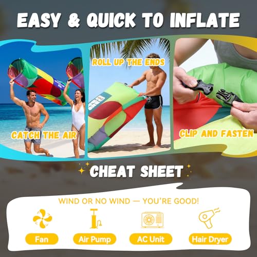MESUCA FIFA World Cup 2026 Edition Inflatable Sun Lounger, Air Sofa, Blow Up Couch, 210T Polyester Inflatable Camping Chair is Ideal for Backyard, Beach, Travel, Picnics and Music Festivals FIFA - color: Fifa-multicolor