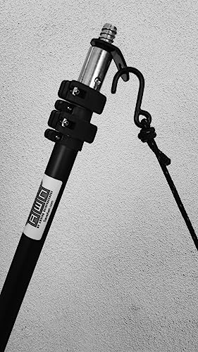RV Awning Reinforcement Systems - 4-1/2 ft to 12 ft. Height Adjustable RV Awning tie Down/Support System 30MPH, No Ladder Required