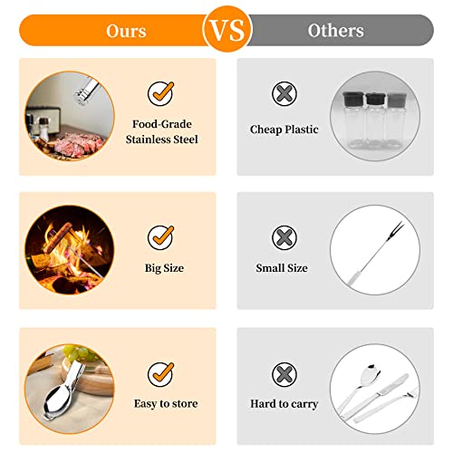 Camping Cooking Utensils Set, Stainless Steel Grill Tools, Camping BBQ Cookware Gear and Equipment for Travel Tenting RV Van Picnic Portable Kitchen Essentials Accessories - color: Black-28 PCS