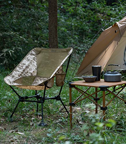 iClimb Lightweight Stable Alu. Folding Square Table Roll Up Top with Carry Bag for Camping Picnic Backyards BBQ Camp Kitchen (Silver, S) - color: Alu Silver, size: Small