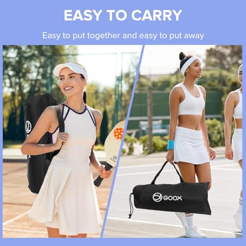 GOOX 6FT Small Mini Pickleball Net Set - Quick Setup Indoor/Outdoor Portable Practice Net - style: Pickleball Net