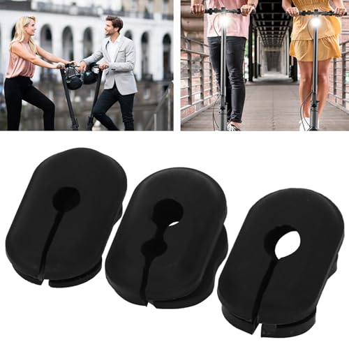 6pcs Charging Port Cover, Silicone Scooter Cable Grommet Water Proof Cable Buckle Protector Accessories for G30 Electric Scooter
