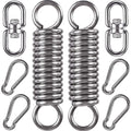 2 Pack Hammock Chair Hanging Kit Swing Spring Hardware, Heavy Duty Suspension Swivel Hanger Hook for Punching Bags, Heavy Bag, Hanging Chair, Swing Seat, Rocking Seat, Porch Swing, Garden - size: Hammock Chair Kit - 2 Pack