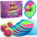 Aywewii Toss and Catch Ball Set Game Kids Outdoor Toys for Beach Pool Yard, Birthday Gift for Boy Girl Ages 3 4 5 6 7 8-12 Year Old, Outside Family Party Camping Games, 6 Paddles 3 Balls & Carry Bag