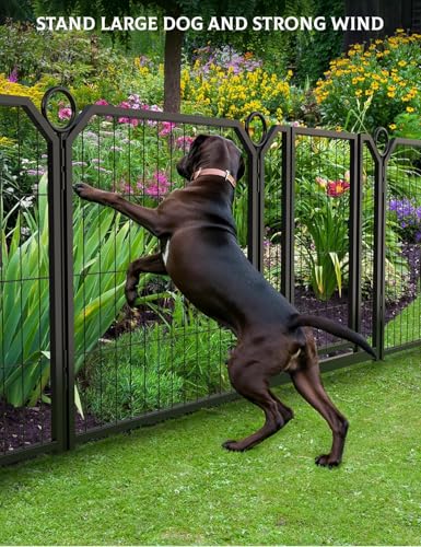 Dog Playpen Indoor 40 Inch 8 Panels Pet Pen with Door & Stakes Portable Exercise Puppy Playpens Metal Dogs Fence Outdoor for Yard RV Camping Training Trips Small Medium Large Dogs Foldable Expandable - size: 40 Inch