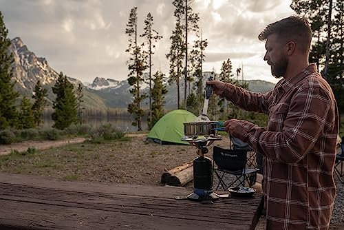 Stansport Single Burner Outdoor Portable Camping Stove - style: 10,000 Btu (with DuraBase)