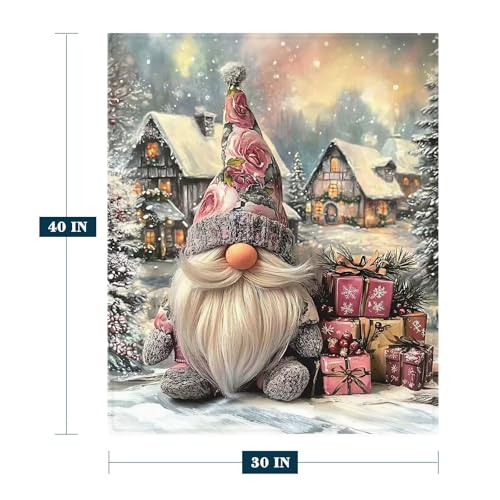 YeeJu Christmas Throw Blanket Baby Small for Toddler Swaddle Crib Soft Cozy Lightweight Fuzzy Plush Fleece Blankets and Throws Xmas Winter 30x40 - color: Chrsitmas-44, size: 30"x40"