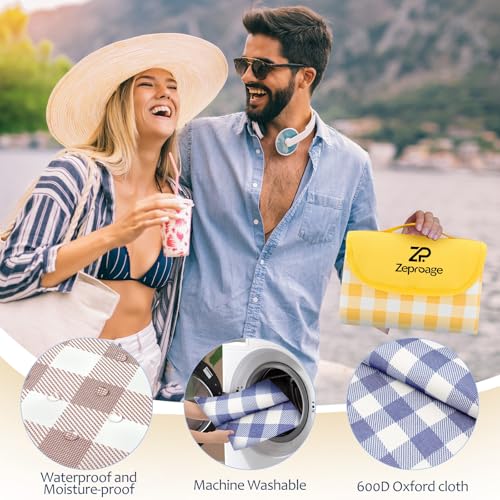 Waterproof Picnic Blankets, 60" x 80" Picnic Mat Outdoor Portable Travel Camping Tribal Red - color: Tribal Red, size: 5' x 6'8" (Rectangular)
