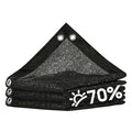 ColourTree 70% Black Shade Cloth Custom Size 2FT x 5FT Mesh Tarp, UV Resistant Netting with Upgrade Grommets for Plant Cover, Greenhouse, Chicken Coop, Barn, Kennel, Garden. (We Make Custom Size) - size: 2' X 5' Custom Size