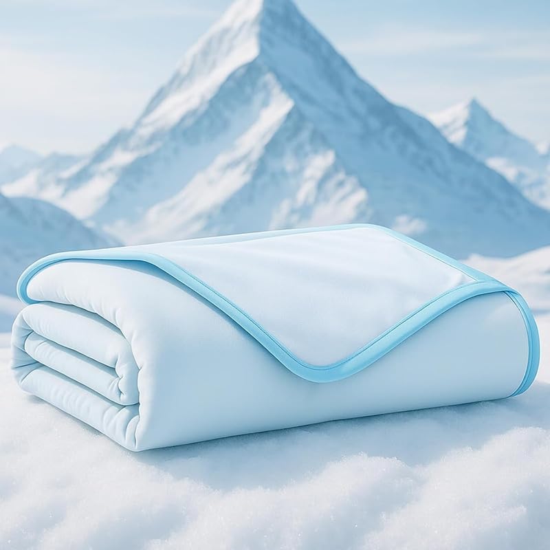 Zonli Premium Cooling Blanket for Dogs-Lightweight Fluffy Pet Throw & Bed Cover,Cooling Mat for Dogs,Cats&Puppies - Breathable,Durable Summer Blanket-Oversized 39"×55" Pet Pad, Machine Washable (Blue) - color: Blue