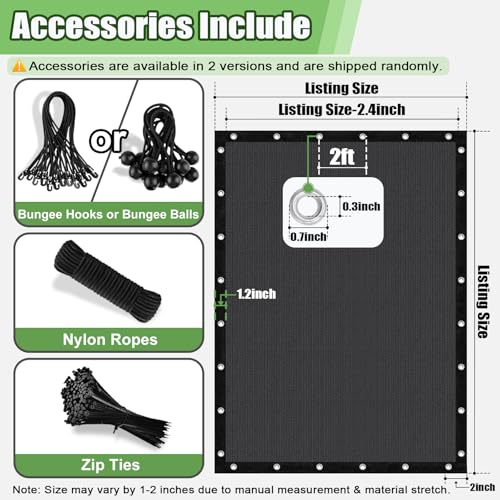 90% Outdoor Sun Shade Cloth, 6'×20' Pergola Shade Cover with Grommets, Privacy Screen Sunshades for Patio Garden Backyard Plant, Dark Grey - color: Dark Grey, size: 0 6 X 2 0 FT