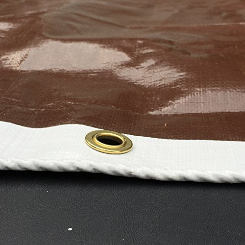 Watershed Innovations HydraTarp 20 Ft. X 30 Ft. Super Heavy Duty Waterproof Tarp - 16mil Thick - White/Brown Reversible Tarp - size: 20ft X 30ft
