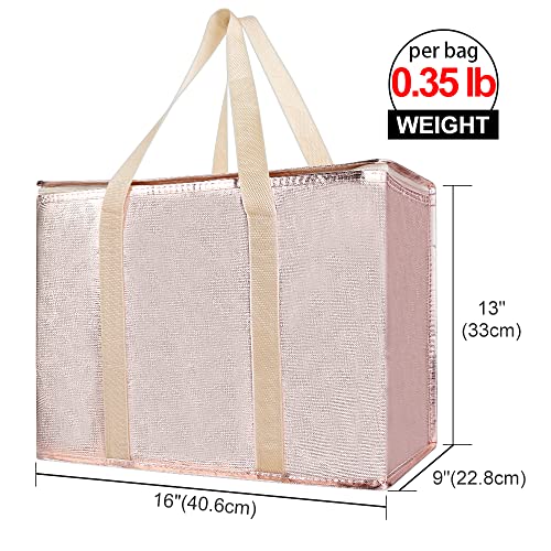 Bodaon Insulated Pizza Delivery Bags, Food Delivery Bag. Gold, X-Large, 1-Pack - color: Gold, size: X-Large