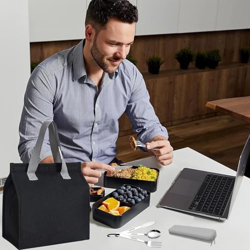 Travel Utensils Set with Silicone Case, Stainless Steel Silverware Set for Work Lunch Camping Picnic, Portable Cutlery Set on the Go, Easy to Clean (Grey) - color: Gray