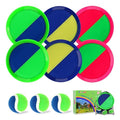Toss and Catch Ball Game – Outdoor Catch Toy for Kids, 8inch Catch Ball Racket for Adult Backyard Beach Playground Play, 3-12 Years Boys Girls Birthday Gifts - color: Green Bule Pink