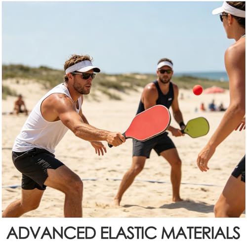 4pcs Outdoor Paddle Ball - 2.36 Inch Rubber Bouncing Balls for Beach Tennis and Backyard Play - High Bounce Reaction Training Accessories for Summer Pool Fun