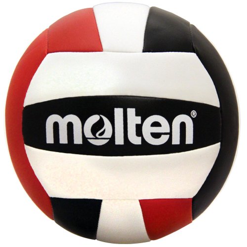 Molten Recreational Volleyball - color: Black/Red/White