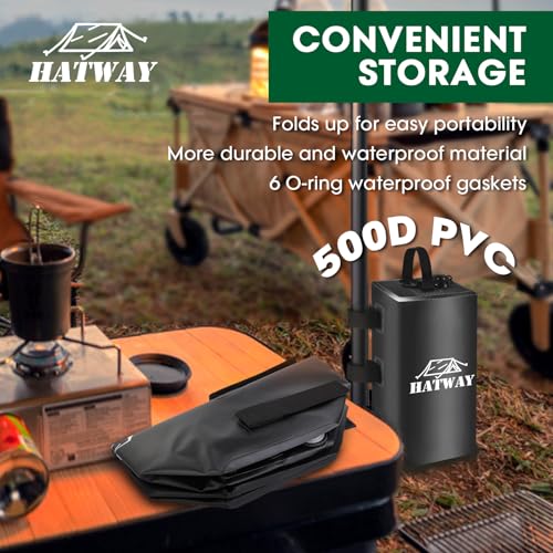 Hatway Canopy Weights,132 LBS Canopy Water Weight Bag Set of 4 Leg Weights for Pop Up Gazebo,Canopies,Tent-4 * 15L-Black - size: 132LBS-4PCS-Black