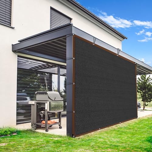 Shade Cloth - 70-90% Sunblock Net for Garden Patio,Shade Sails for Plants Greenhouse Outdoor Pergola Lawn Swimming Sun Shade Cloths for Kennel Chicken Coop Easier to Hang Shade Net Cover - size: 5'x16'