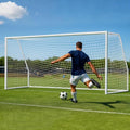 MOPHOTO Soccer Goal, 6X4/8x6/10x6.5/12x6/16x7/18.5x6.5/21x7/24x8ft Soccer Goals for Backyard, Full Size Soccer Goal for Teens & Adults Training - size: 21x7FT, style: Alloy Steel