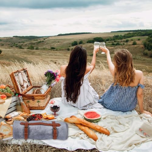 GORGECRAFT Outdoor Picnic Blanket Carry Strap Portable Leather Handle Belt Carrier Motorcycle Bedroll Adjustable Straps Holder for Yoga Exercise Mat Carpet Home Blanket Camping Travel Beaches Rug - color: Camel