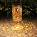 DIBIEECN Mothers Day Gifts for Mom, Birthday Gifts Grandma Ladies Solar Lanterns Outdoor Hanging Hollowed-Out Metal Waterproof LED Garden Decor Outside for Patio Yard Porch, Sunflower, 1 Pack - style: Sunflower