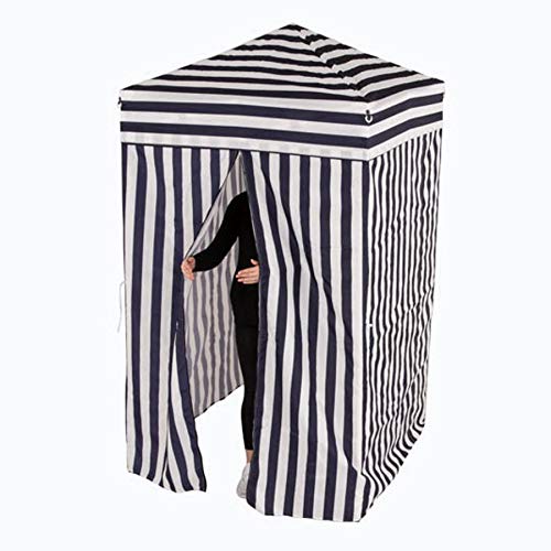Impact 4'x4' Pop up Changing Dressing Room, Black and White - color: Black,White