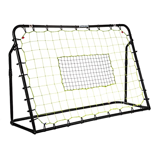 Franklin Sports Soccer Rebounder - Tournament Steel Rebounding Net - Perfect for Backyard Practice and Training - 12' x 6' & 6' x 4' - style: 6' x 4' - Black