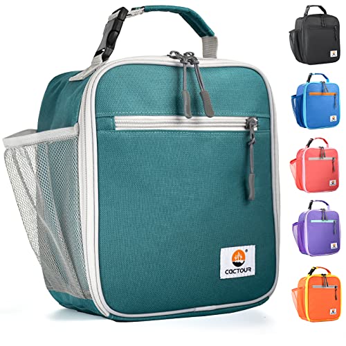 CaCTOUR Lunch Box Kids,Premium Insulated Lunch Bag for Girls Boys,Soft Bag Mini Cooler Back to School Thermal Reusable Lunch Bag for Work School Picnic (Green) - color: B-Green