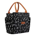 Joymee Lunch Bag Women Insulated Lunch Box Reusable Leakproof Large Cooler Tote for Womens Mens Adults with Bottle Holder and Side Pockets for Work Office Picnic - White Little Flowers - color: 04 White Little Flowers