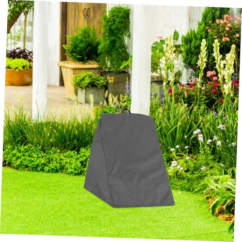 YARNOW Waterproof Garden Hose Reel Cover with Drawstring Portable Outdoor Hose Reel Protector for Patio and Lawn Weatherproof Uv Resistant Cart Cover 34.64X25.98X24.80 Inches