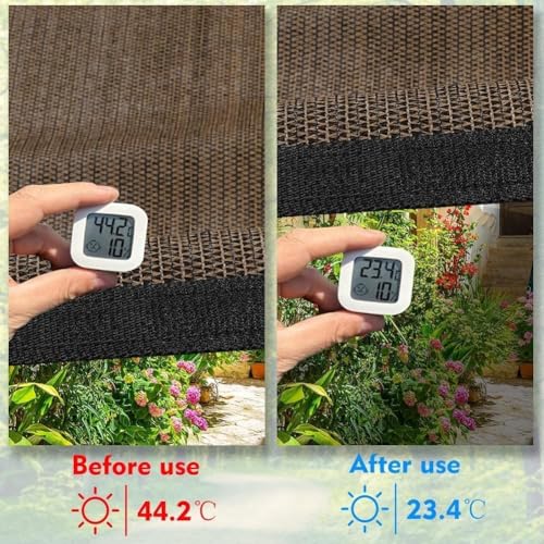 90% Sun Shade Cloth with Grommets, 4 X 8 FT Pergola Shade Cover, Mesh Tarp Sun Screen for Patio, Outdoor, Garden, Backyard - color: Mocha, size: 4 X 8 Ft