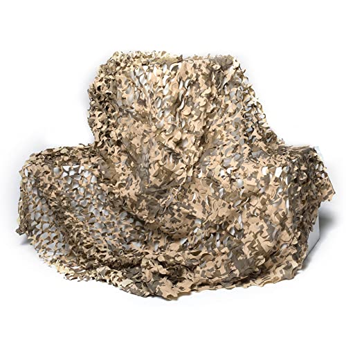 CamoSystems Reinforced Camouflage Netting | 3D Camo Nets, Waterproof & UV Protection, Silent Rip-Stop Fabric - color: Prairie Grass, size: Small, 9'10" x 9'10" L