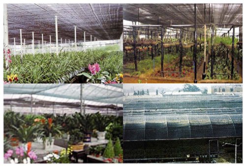 SUN GUARD 7' x 20' White Sunshade Net | UV-Stabilized & 70-75% Sunlight Blockage | Reinforced, Double-Stitched Corners | 7 ft x 20 ft (2.1 m x 6.1 m) | Lightweight & Easy Hanging - color: White, size: 7' x 20'