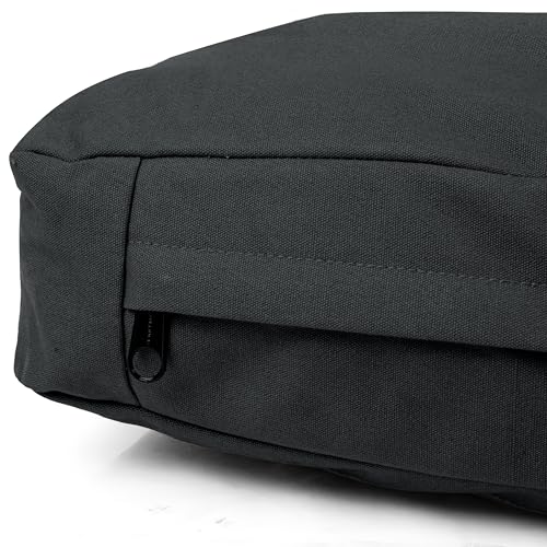 WHITEDUCK Dog Bed Cover (Black) 36" Lx27 Wx4.3 th (L) - color: Black - Only Cover, size: Large