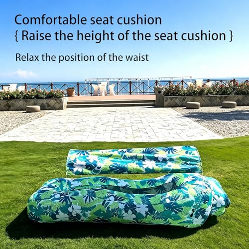 Inflatable Lounger, Versatile, Pool – Sturdy Air Sofa Sun Shade, Easy Set Up Hiking, Outdoor Camping Picnic Vacation Backyard | Outdoor Camping Hiking Picnic Vacation Backyard Seaside
