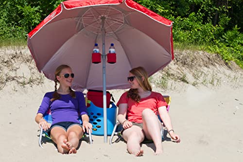 Wondershade Ultimate Portable Sun Shade Umbrella – Lightweight Adjustable Outdoor Patio & Beach Umbrella with Tripod Base (Blue) - color: Royal Blue