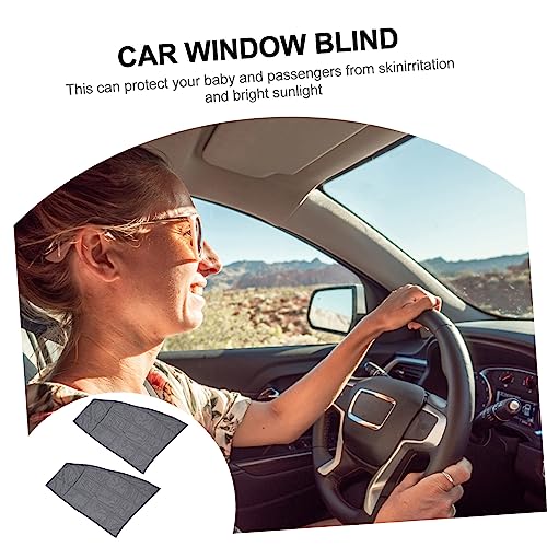 MAGICLULU 2Pcs Portable Magnetic Sun Shades Breathable Gauze Window Curtains for Cars Easy Installation Lightweight Privacy Protection for Sunny Days