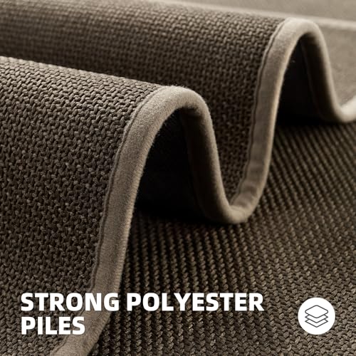 Indoor Door Mats 24"x36" Door Mat Indoor Entrance Resist Dirt Inside Washable Non Slip Entry Rugs for Entryway, Brown - color: Brown, size: 24"x36"
