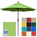 EliteShade USA 10-Year-Non-Fading 10Ft Market Patio Umbrella, UPF 50+ UV Protection Performance Sun Umbrella, Heavy Duty Commercial Grade Outdoor Table Umbrella with Crank & Tilt, Windproof Vented Top for Garden, Pool, Deck and Outdoor Playsets, Macaw Gre