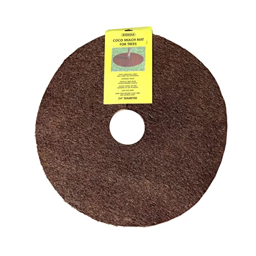 Bosmere Tree Protection Weed Mats, 24", 3-Pack - color: Natural, size: 24"