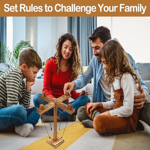 Ring Toss Games for Adults, Fun Hook and Ring Game with Carrying Bag, Outdoor Indoor Party Game, Board Games for Family, Bar, Party, Game Nights